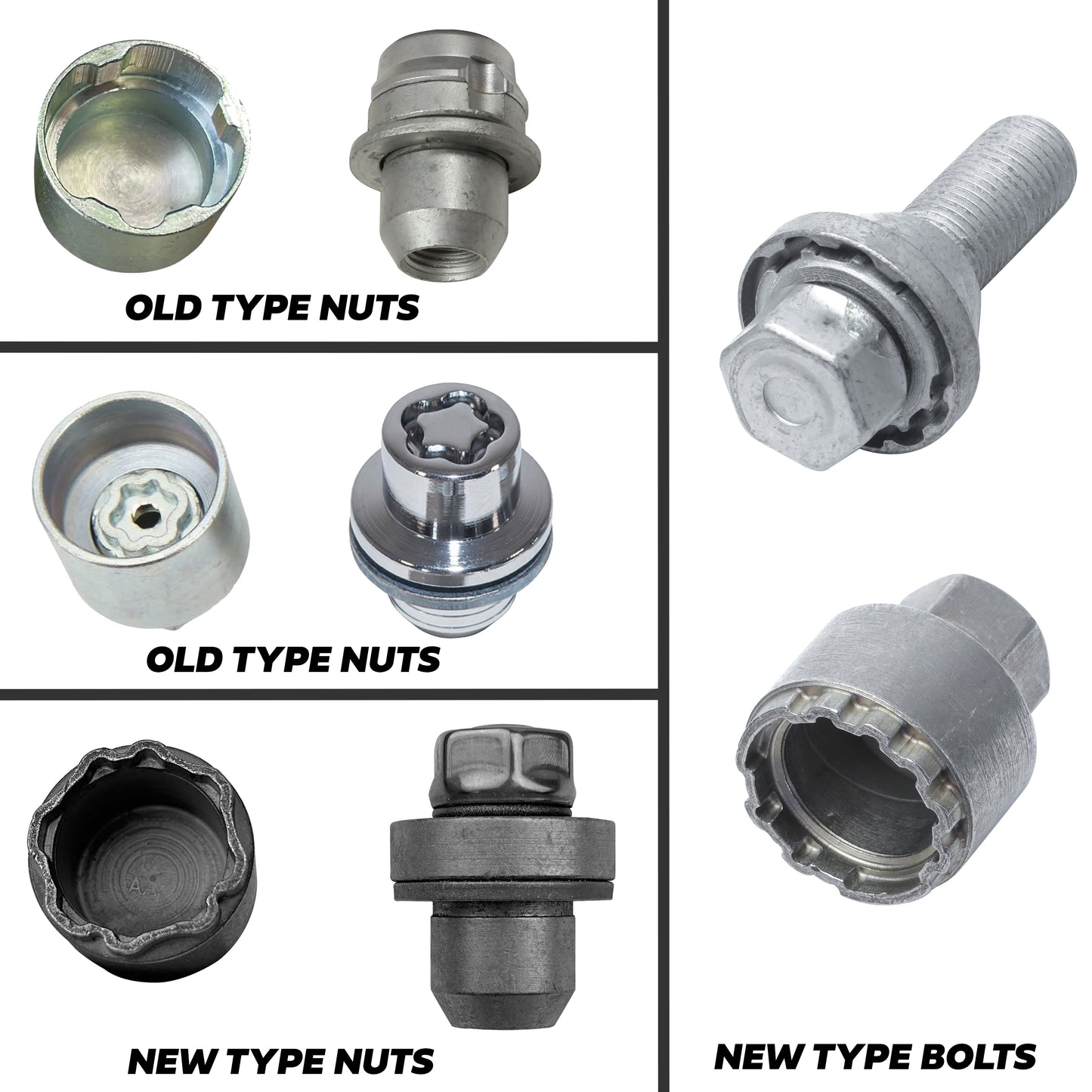 Alloy Locking Wheel Nut KEY - Various Types