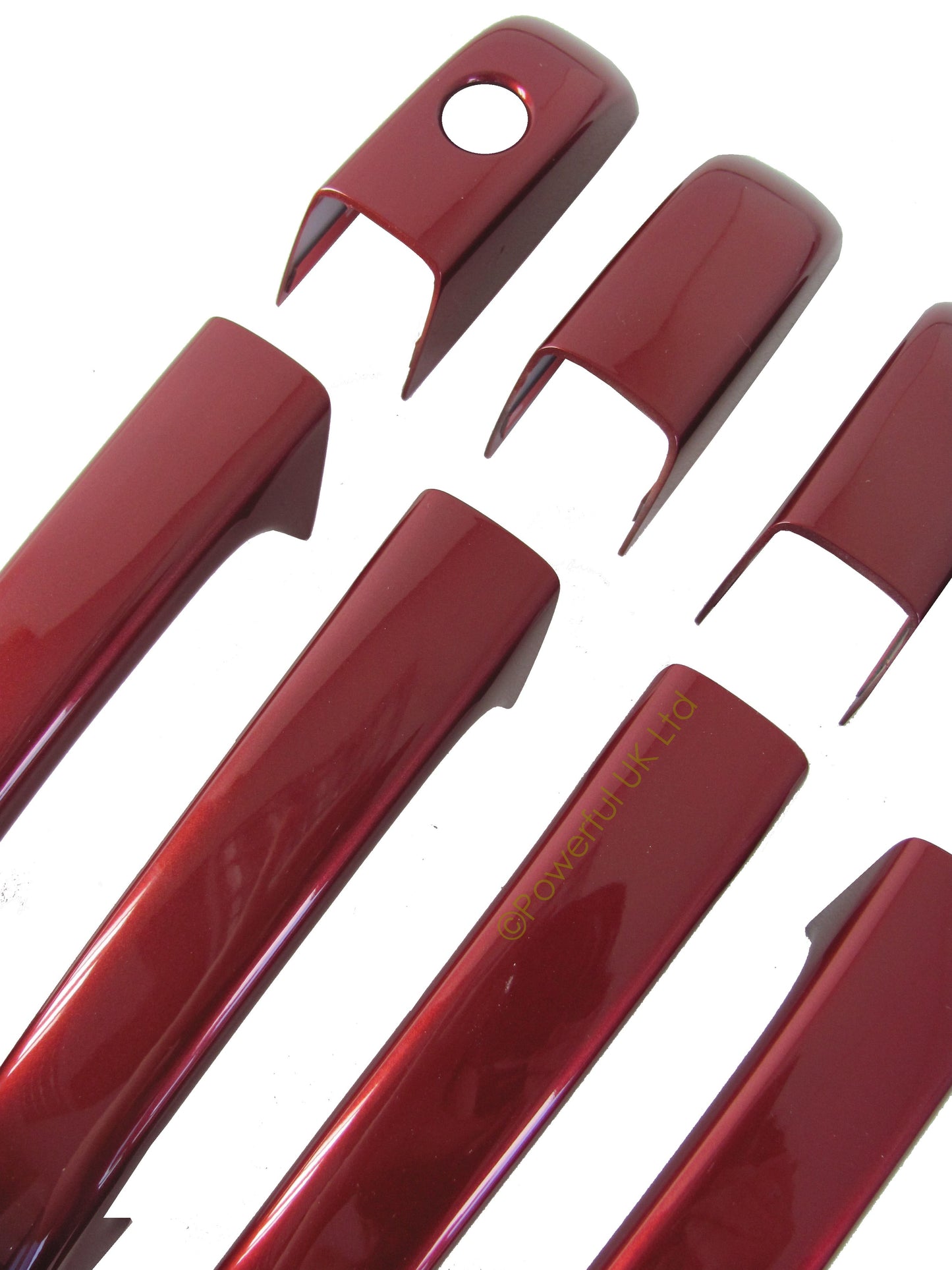Door Handles Covers (8pc) for Range Rover P38 - Rioja Red