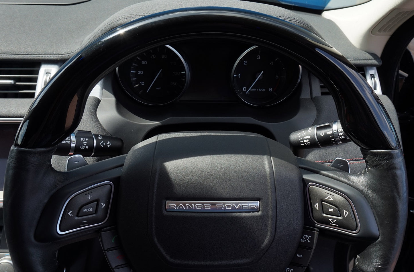 Paddle Shift extension for Range Rover Evoque - Chrome Silver - Pair