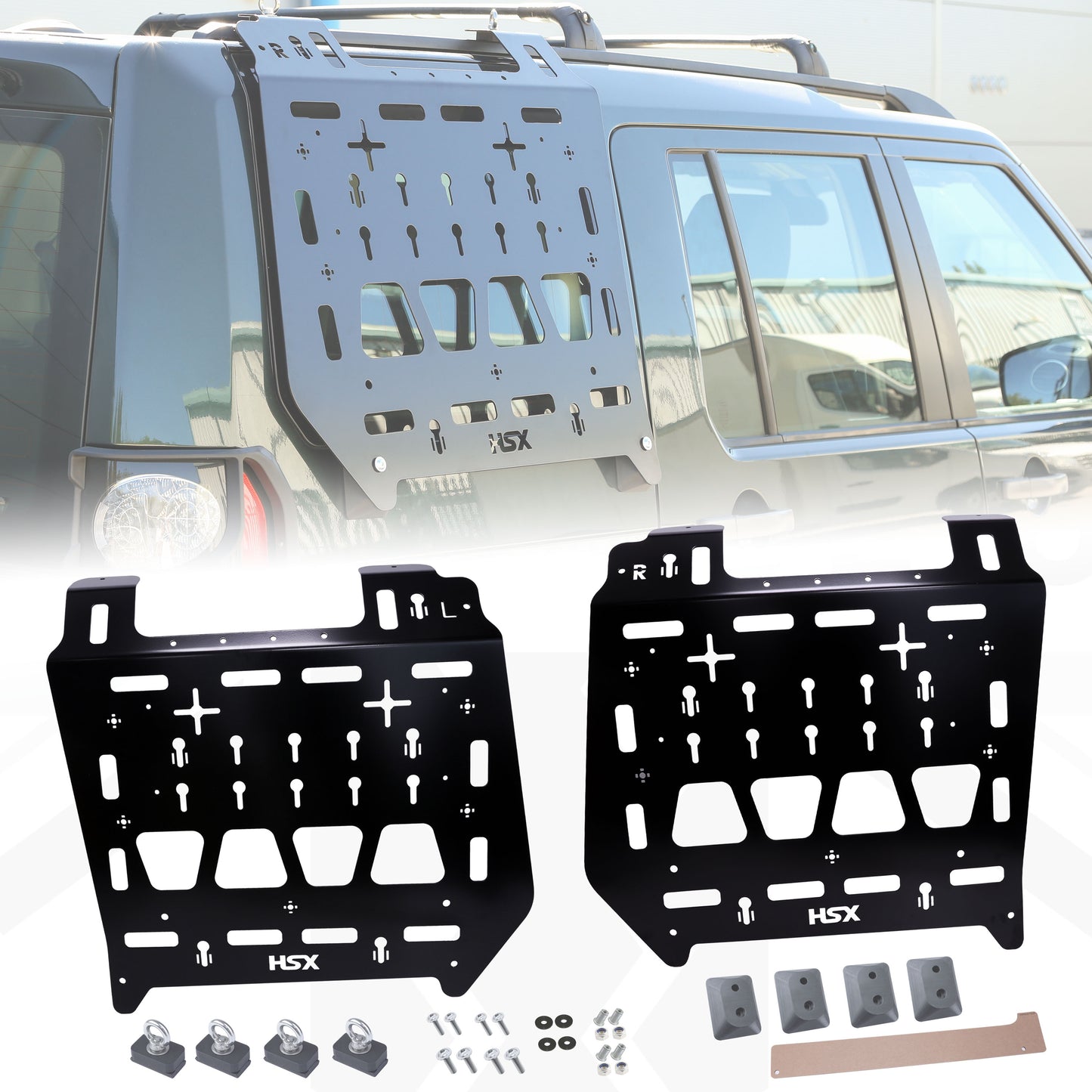 Molle Plate Kit - Mix Design - PAIR - for Land Rover Discovery 3/4
