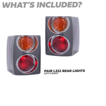 Rear Light Red/Orange for Range Rover L322 2002-05 - PAIR