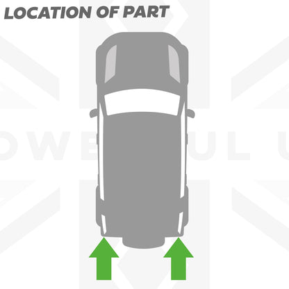 Aftermarket Rear Corner Panels - Gloss Black - for Land Rover Defender L663 - PAIR