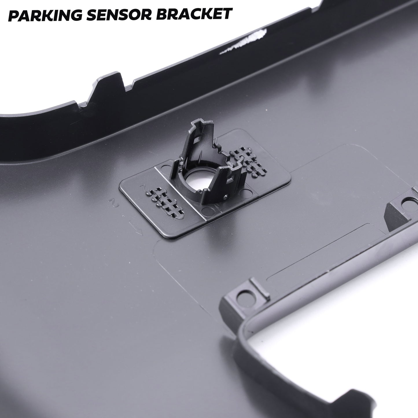 Front Bumper Lower Number Plate Panel for Land Rover Defender L663 - Gloss Black