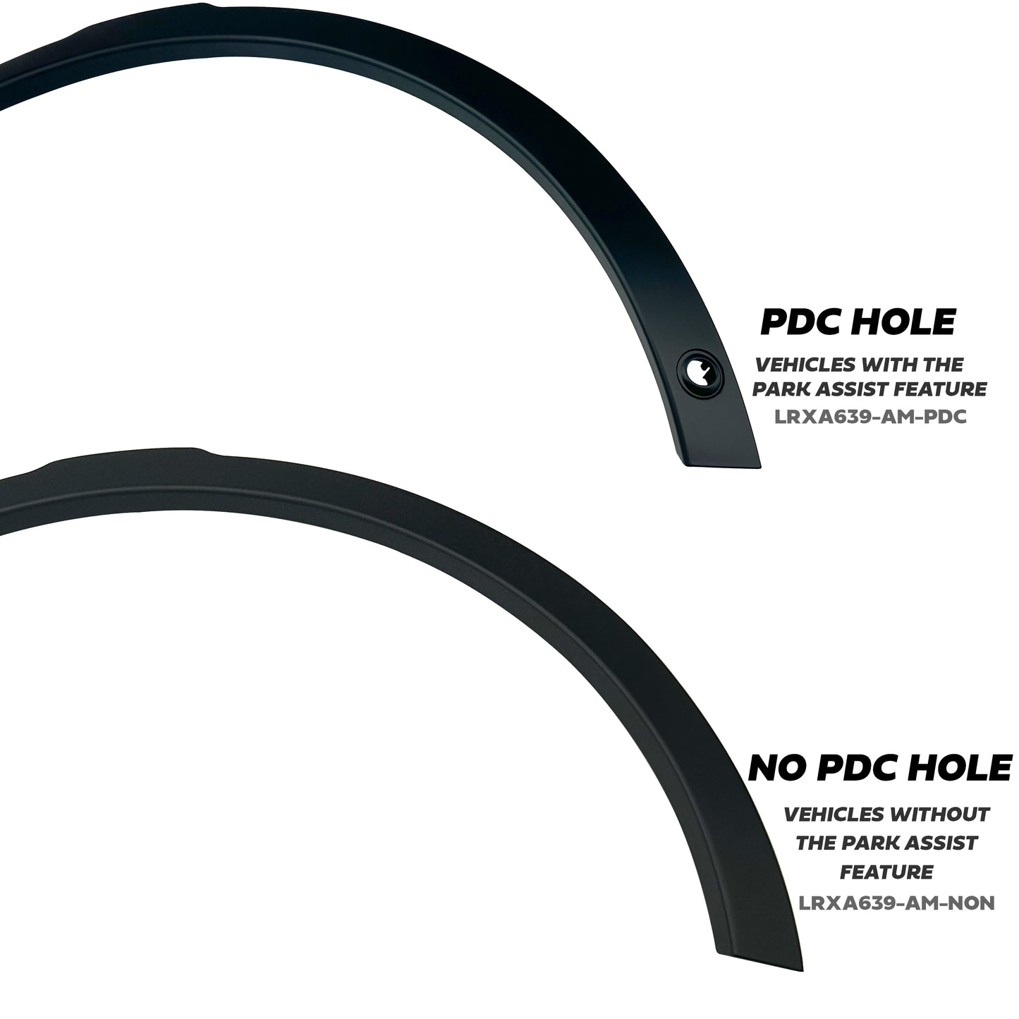 Front Wheel Arch Trim (with PDC hole) for Land Rover Discovery Sport (2015-19) - Right