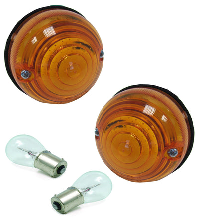 Front / Rear Indicator Light Lamp Kit for original Land Rover Defender - Late Type