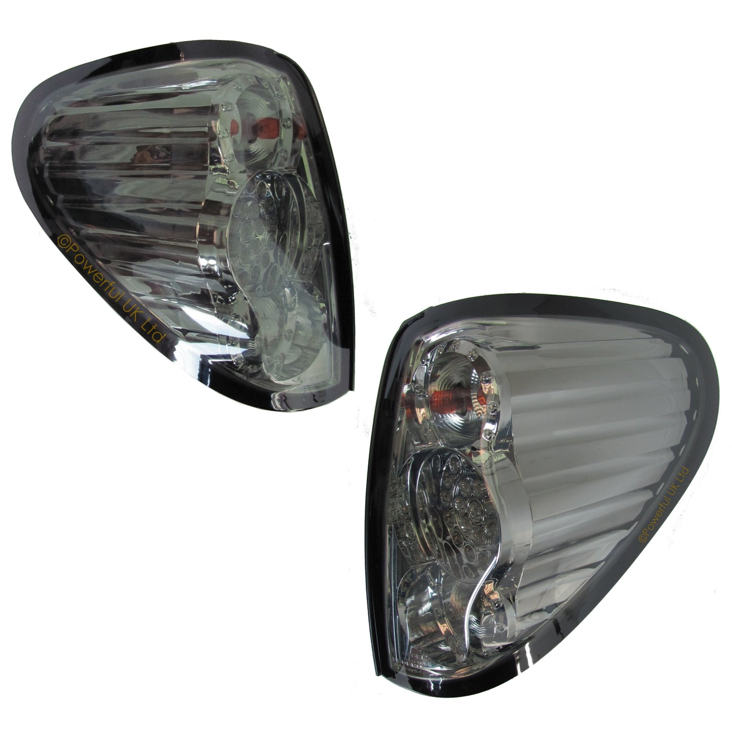 Rear lights -LED v3 for Mitsubishi L200 (Pair) - Smoked