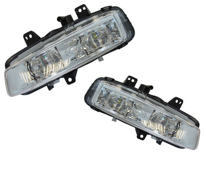 Front Bumper Fog Lamps - Chrome - for Range Rover Evoque PAIR