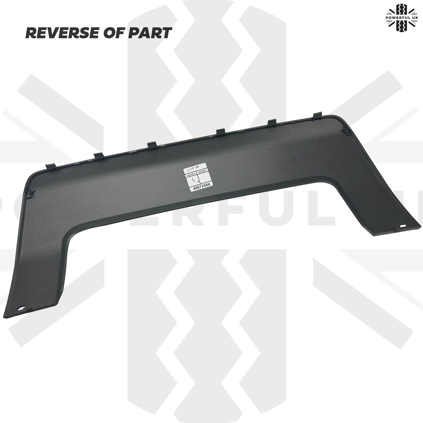 Genuine Rear Tow Eye Cover in Dark Silver for Range Rover Sport L494 (2014-2017)