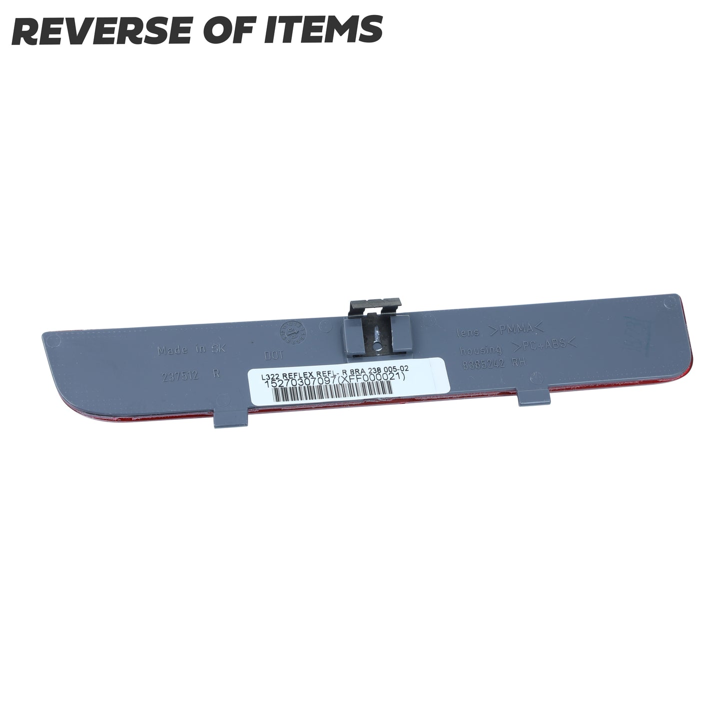 Rear Bumper Reflector for Land Rover Freelander 2 - Genuine - RIGHT RH