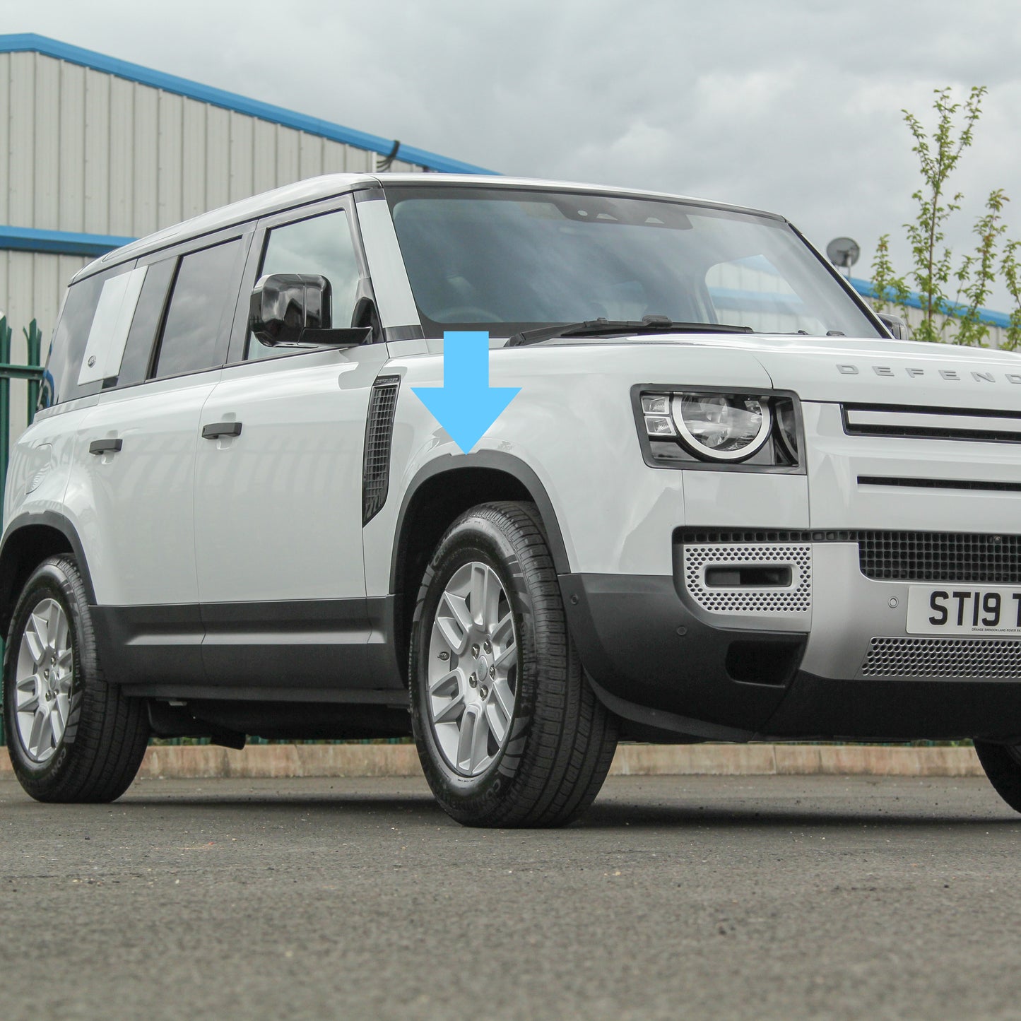 Wheel Arch Section - Standard Width - Front Right (R1) for Land Rover Defender L663 - Textured Black