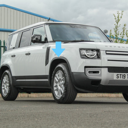 Wheel Arch Section - Standard Width - Front Right (R1) for Land Rover Defender L663 - Textured Black
