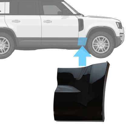 Gloss Black Lower Door Moulding for Land Rover Defender L663 - L1