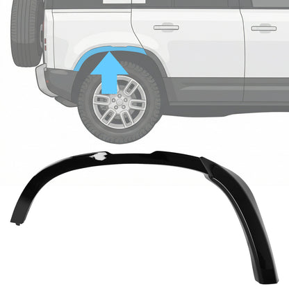 Wheel Arch Section - Standard Width - Rear Right (R3) for Land Rover Defender L663(110 & 130) - Gloss Black