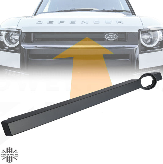 NO Genuine Packing - Front Grille Bar in Shadow Atlas (Genuine) for Land Rover Defender L663