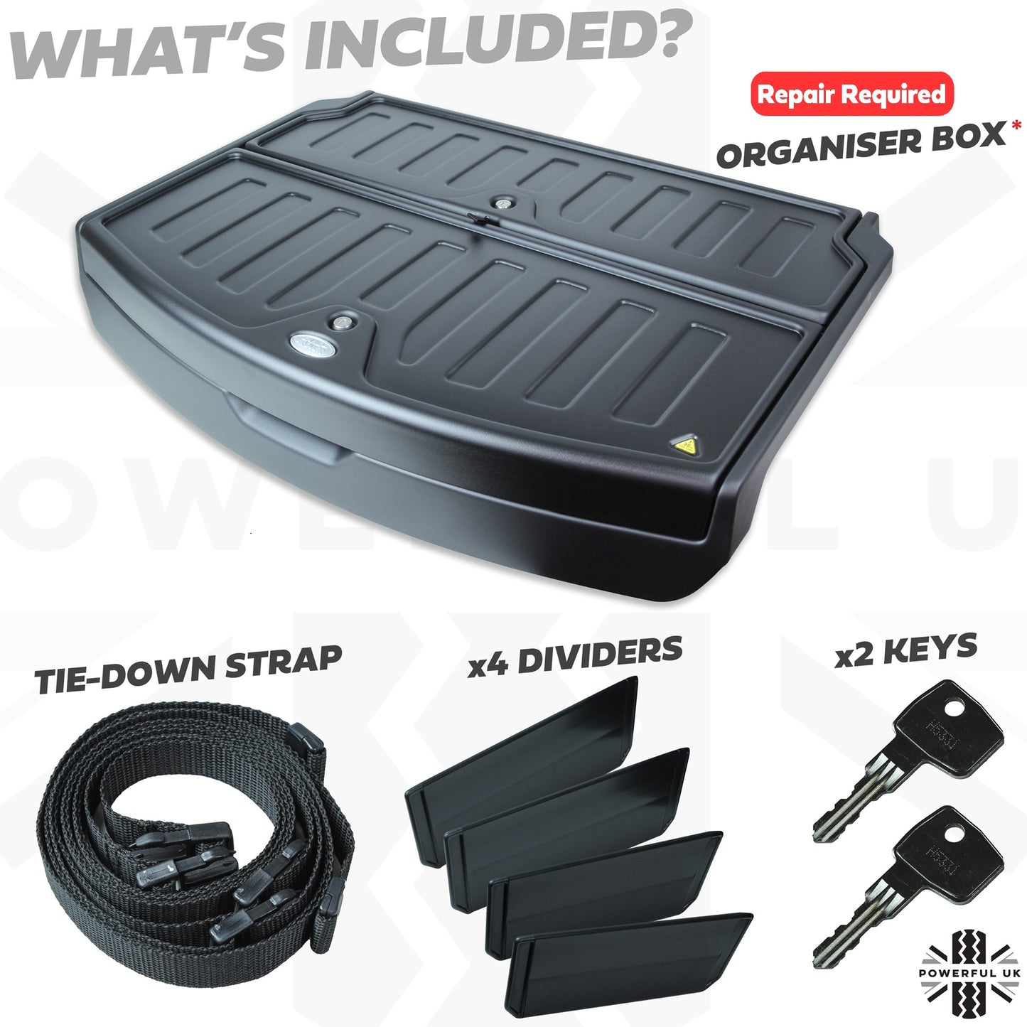 B-GRADE - Boot Loadspace Organiser Box for Land Rover Discovery Sport