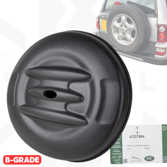 B-GRADE 17" Rigid Spare Wheel Cover Genuine for Land Rover Freelander 1