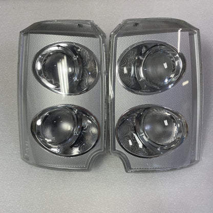 B-GRADE - Front Side Light / Indicator Assembly for Range Rover L322 - Clear Indicator/Silver Body - P