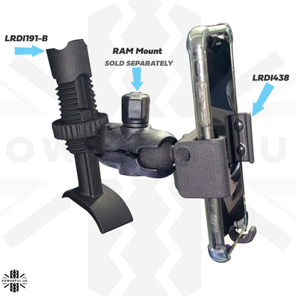 Dash Phone Holder Mount with 1" ball head for Land Rover Defender L663