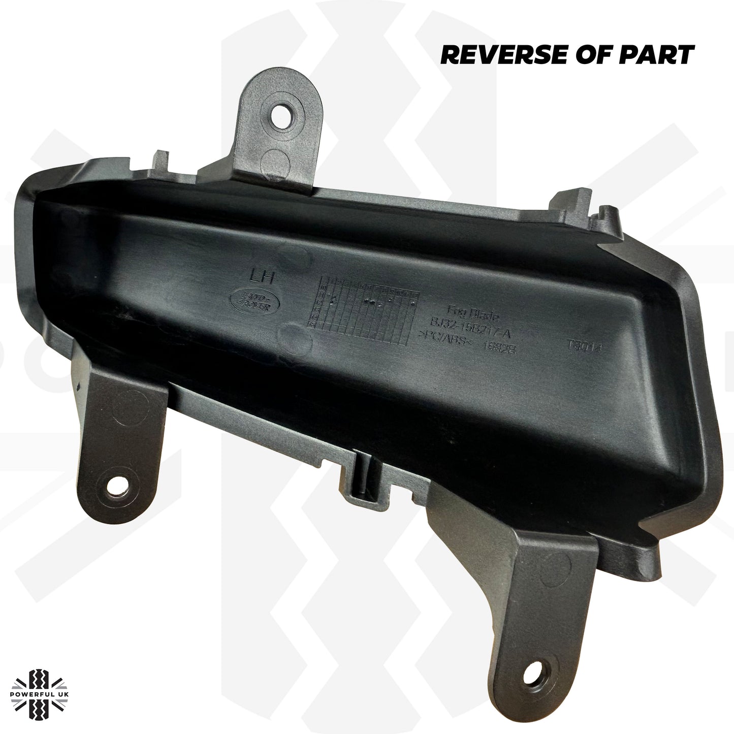 Genuine Dark Atlas Grey Fog Insert Blank for Range Rover Evoque - Left