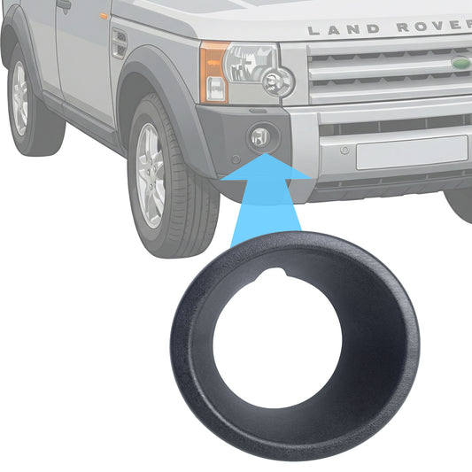 Fog Lamp Bezel in Textured Black for Land Rover Discovery 3 - Right