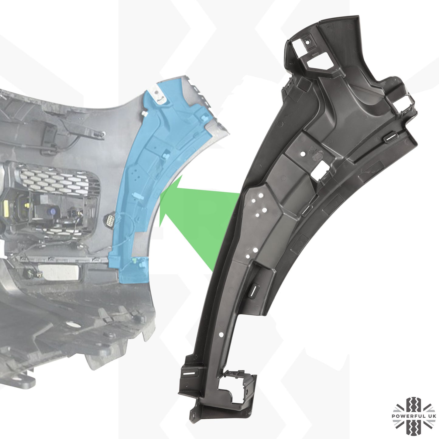 Front Bumper Mounting Bracket for Range Rover Sport L494 2014-17 - Right