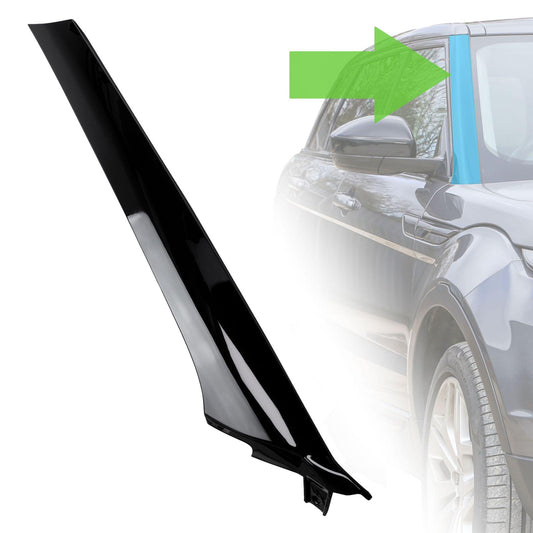 Aftermarket A Pillar Finisher in Gloss Black for Range Rover Evoque 1 '5 Door' (2011-18) - RIGHT