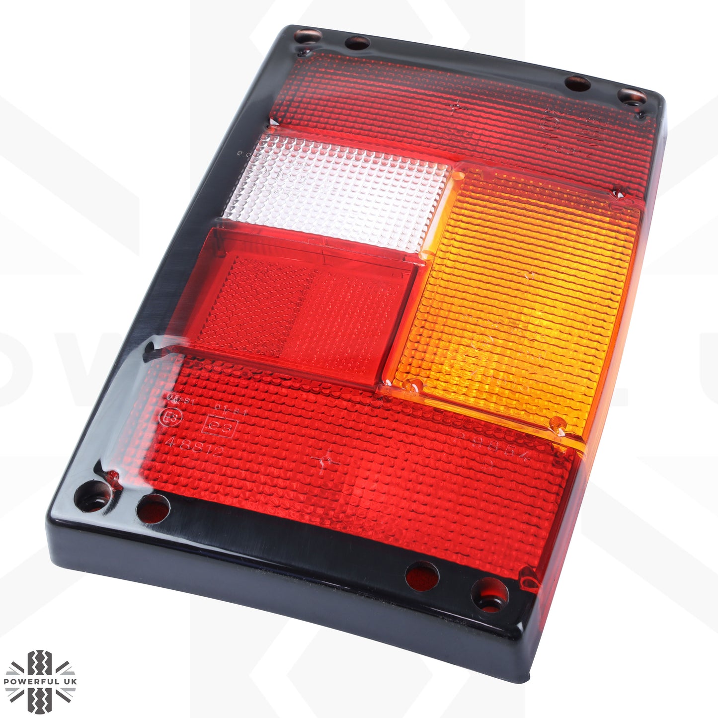 Rear Light Lens for Range Rover Classic - Main Lens - Black Edge - Right Side