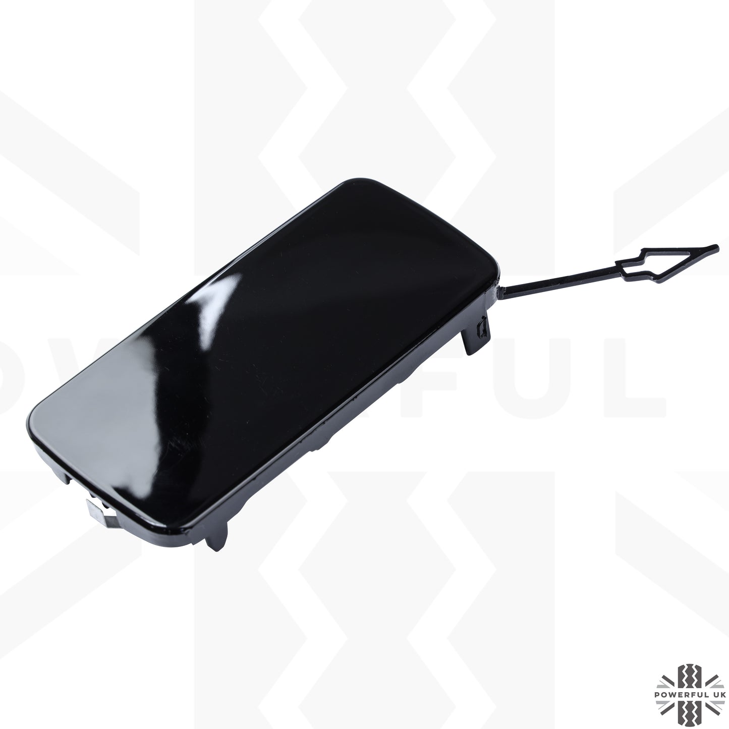 Tow Eye Blanking Plate for Land Rover Defender L663 - Gloss Black - Right