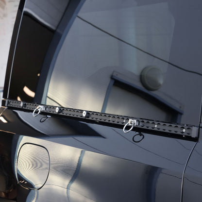 Black Anodised Utility Side Rail for Land Rover Defender L663 90 - Right Kit