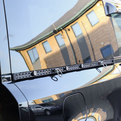 Black Anodised Utility Side Rail for Land Rover Defender L663 90 - Right Kit