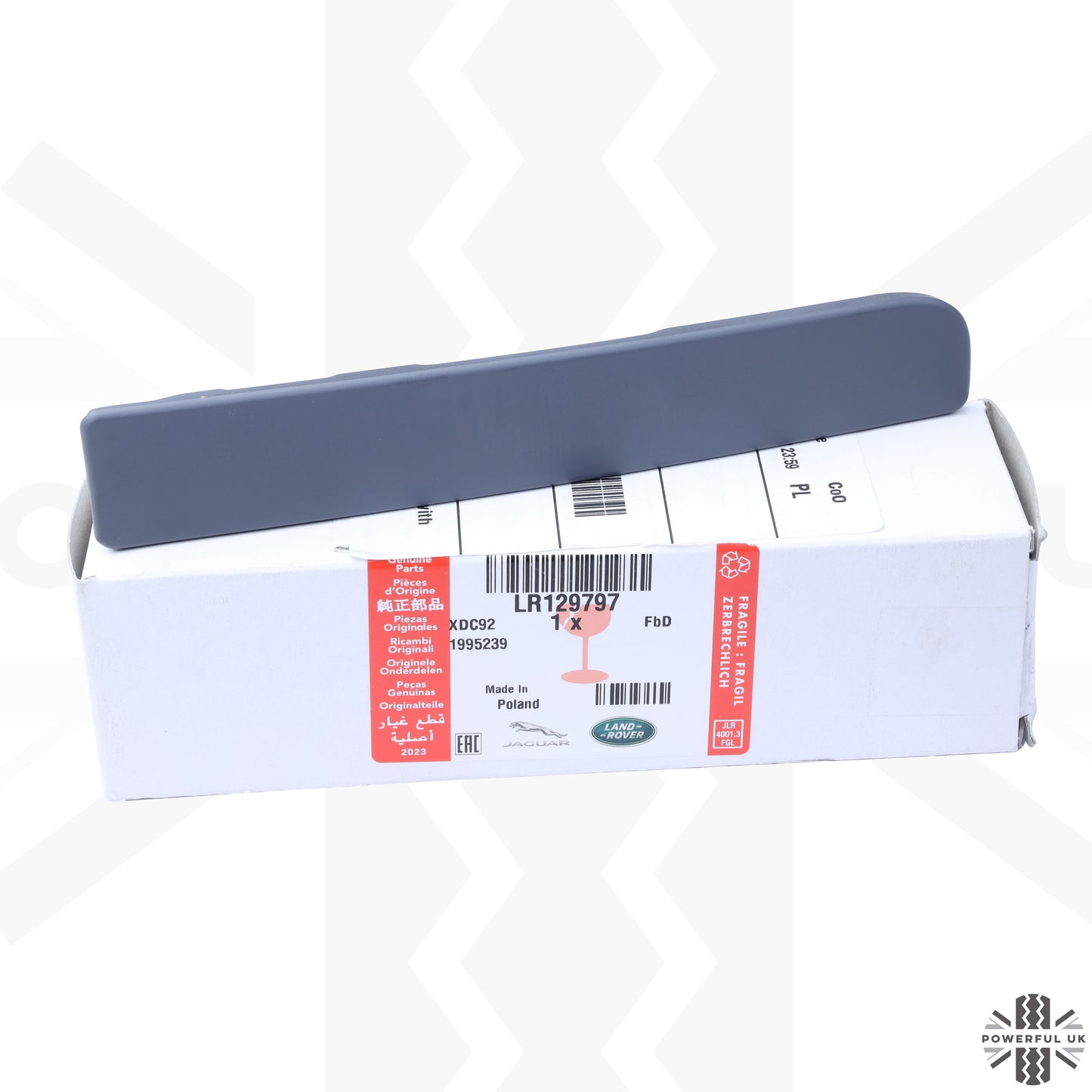 Genuine Rear Bumper Recess Insert (Upper Section) for Land Rover Defender L663 - RIGHT