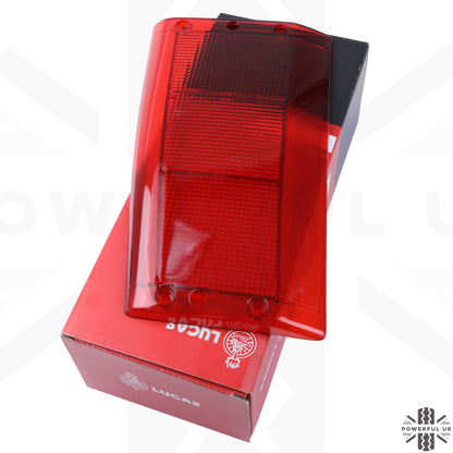 Rear Light Lens for Range Rover Classic - Side Section - Clear Edge - Right Side