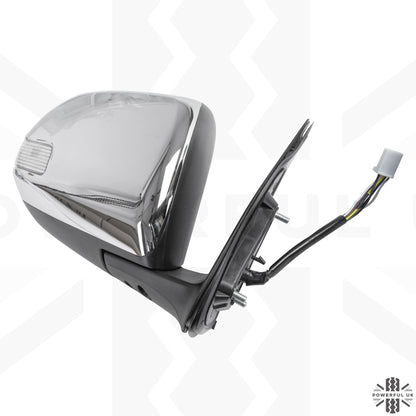 Wing Mirror Assembly - Chrome - RH - for Toyota Hilux Mk7 (2011-15)