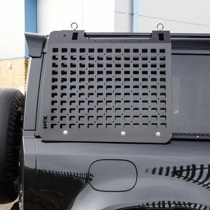 Molle Plate Kit - Black - Grid Design - RH - for Land Rover Defender L663 (90 Model)