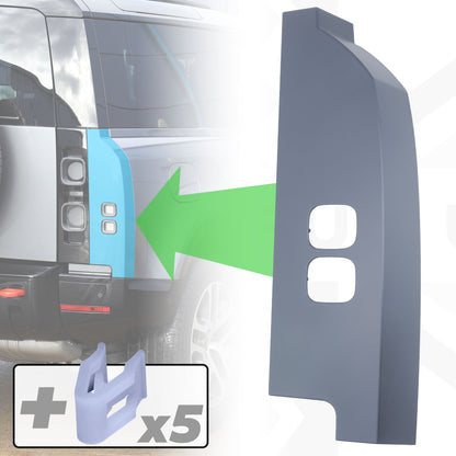 Aftermarket Rear Corner Panel - Primer - for Land Rover Defender L663 - RIGHT
