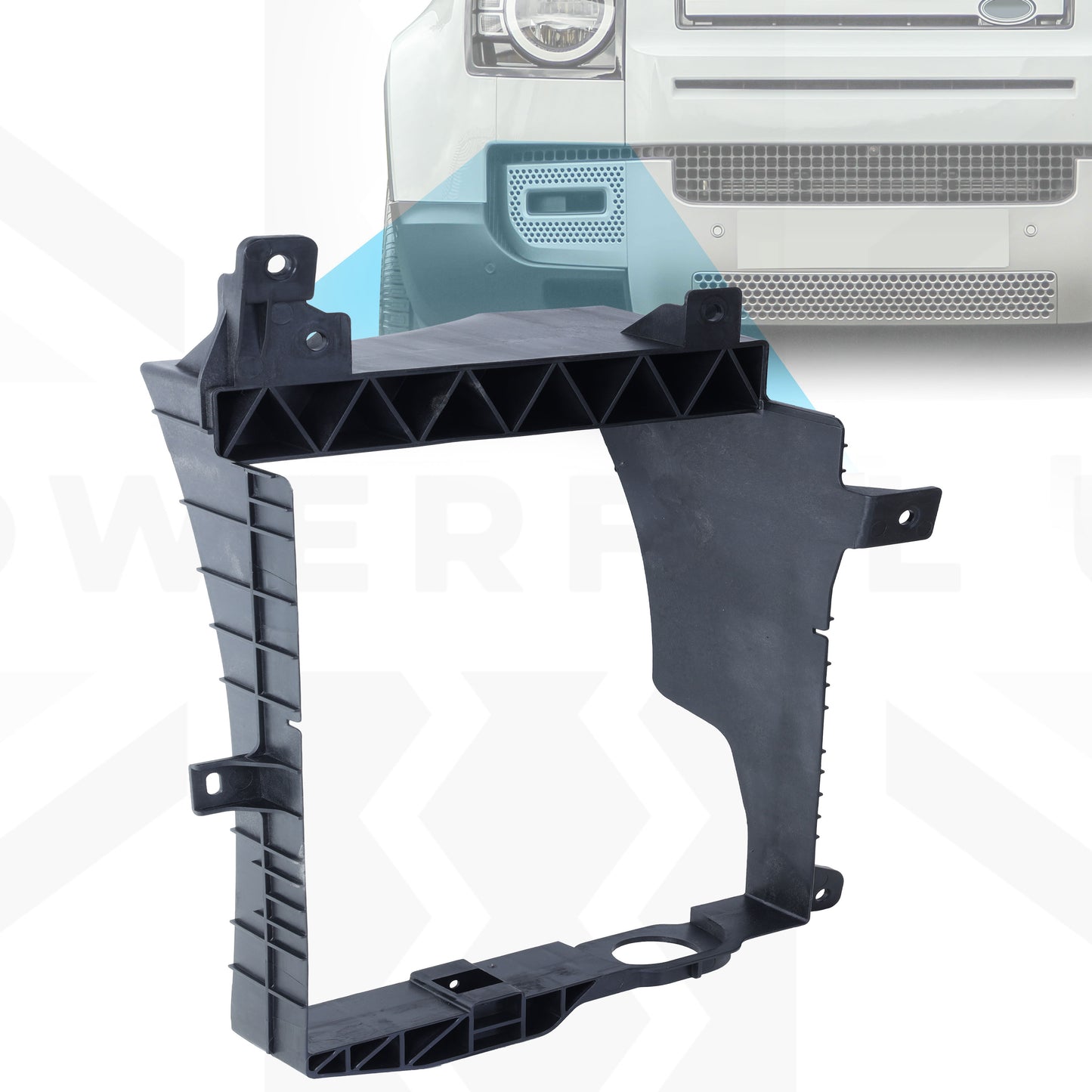 Lower RIGHT Radiator Frame for Land Rover Defender L663