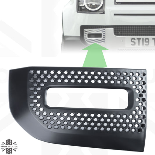 Fog Lamp Surround Grille for Land Rover Defender L663 - Unpainted - RIGHT