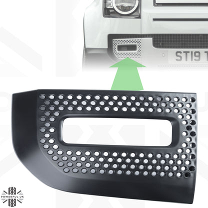 Fog Lamp Surround Grille for Land Rover Defender L663 - Unpainted - RIGHT