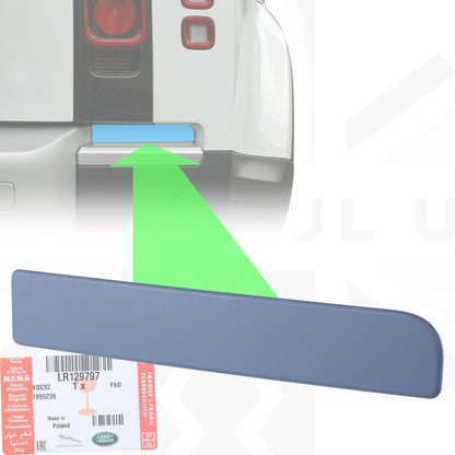 Genuine Rear Bumper Recess Insert (Upper Section) for Land Rover Defender L663 - RIGHT