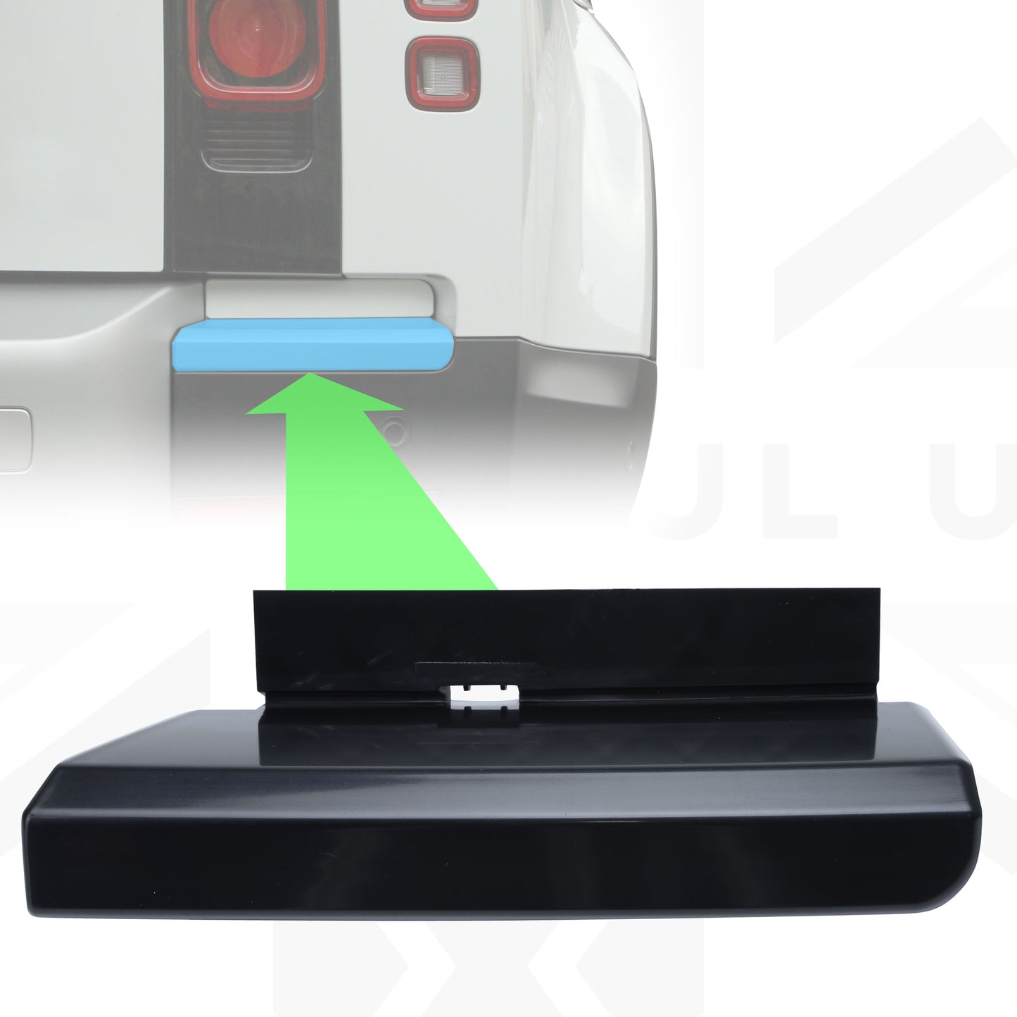 Rear Bumper Recess Trim (Lower Section) for Land Rover Defender L663 - RIGHT