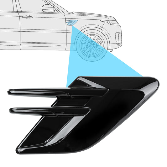 2018 Side Vent Gloss Black for Range Rover Sport L494 2018 - Right