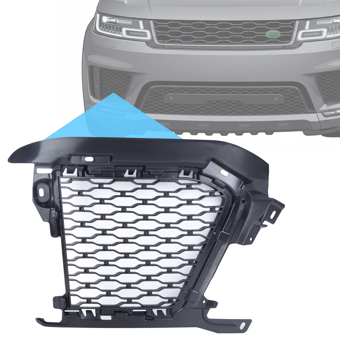 Front Bumper Grille Mesh for Range Rover Sport L494 2018-22 - Right
