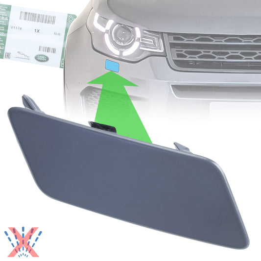 Headlight Washer Blank for Land Rover Discovery Sport 2015-19 (NO Power Wash) - Right