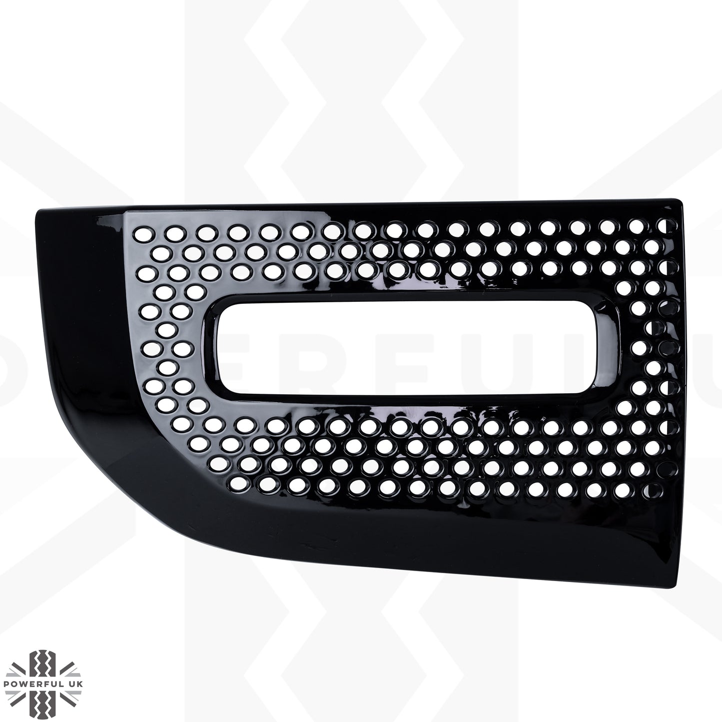 Fog Lamp Surround Grille for Land Rover Defender L663 - Gloss Black - RIGHT