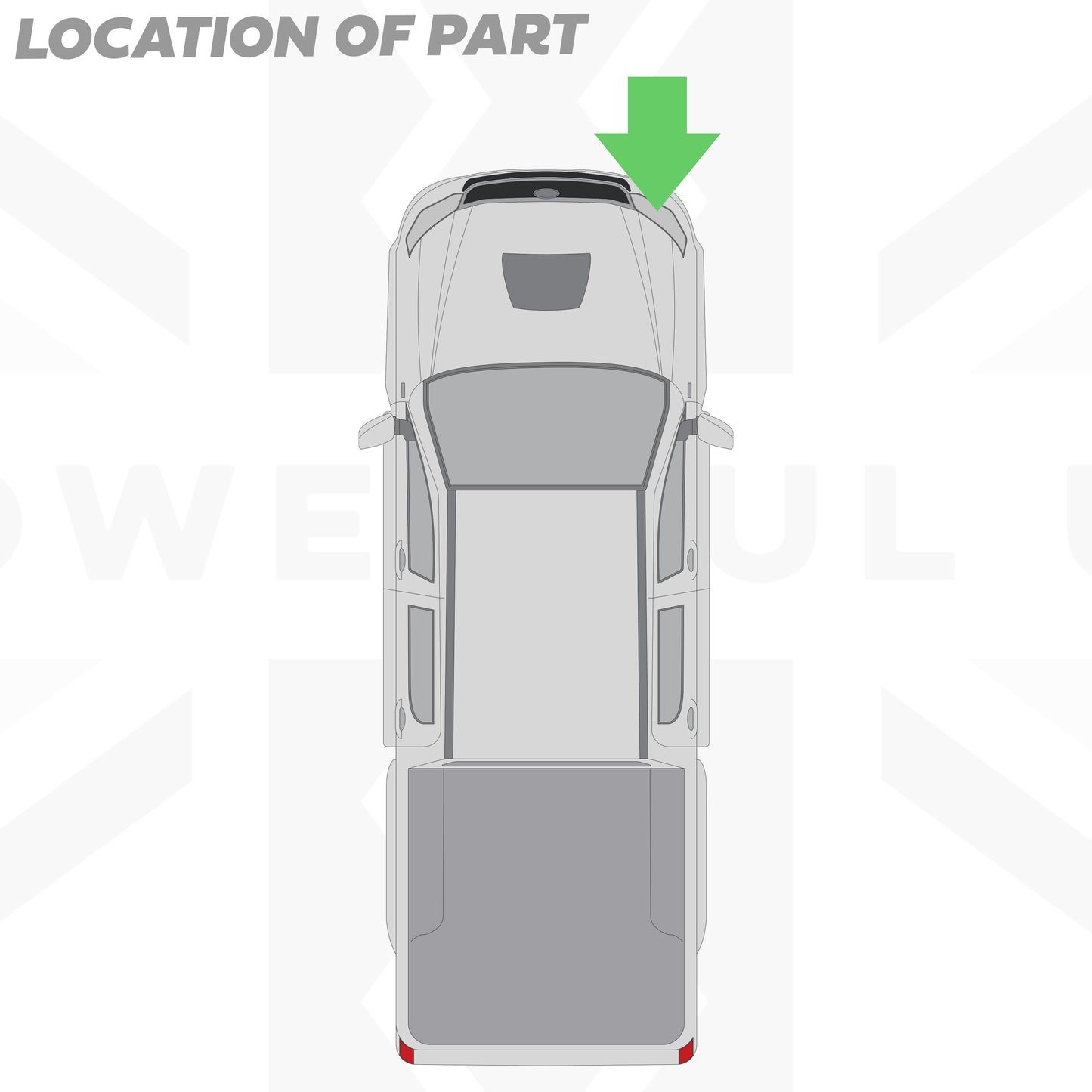 Headlight Assembly (Left Hand Drive) for Toyota Hilux Mk7 2011-15 - Right