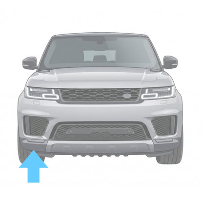 Front Bumper Lower Corner for Range Rover Sport L494 2018 - ABS - Left