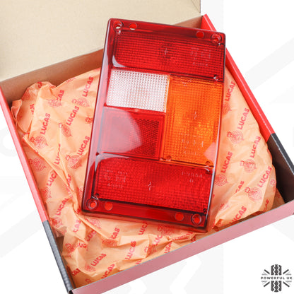 Rear Light Lens for Range Rover Classic - Main Lens - Clear Edge - Right Side