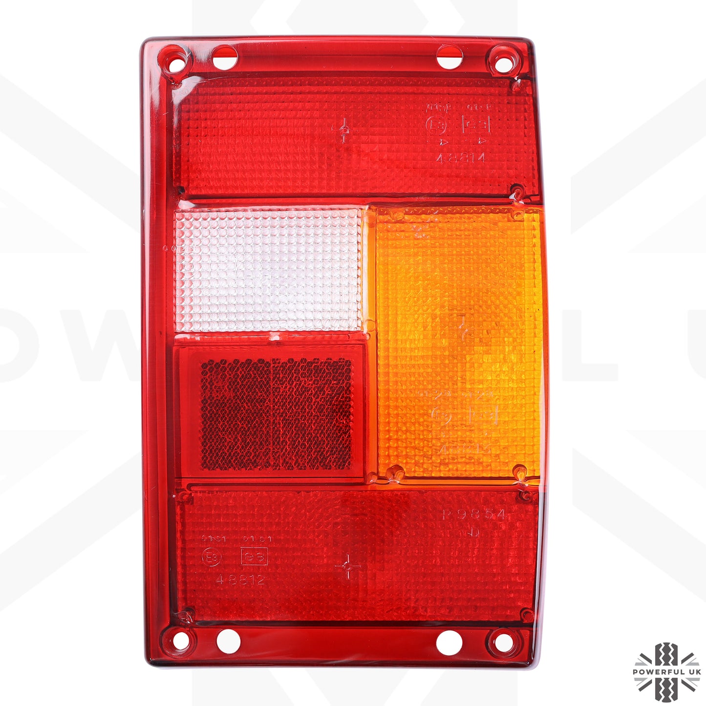 Rear Light Lens for Range Rover Classic - Main Lens - Clear Edge - Right Side