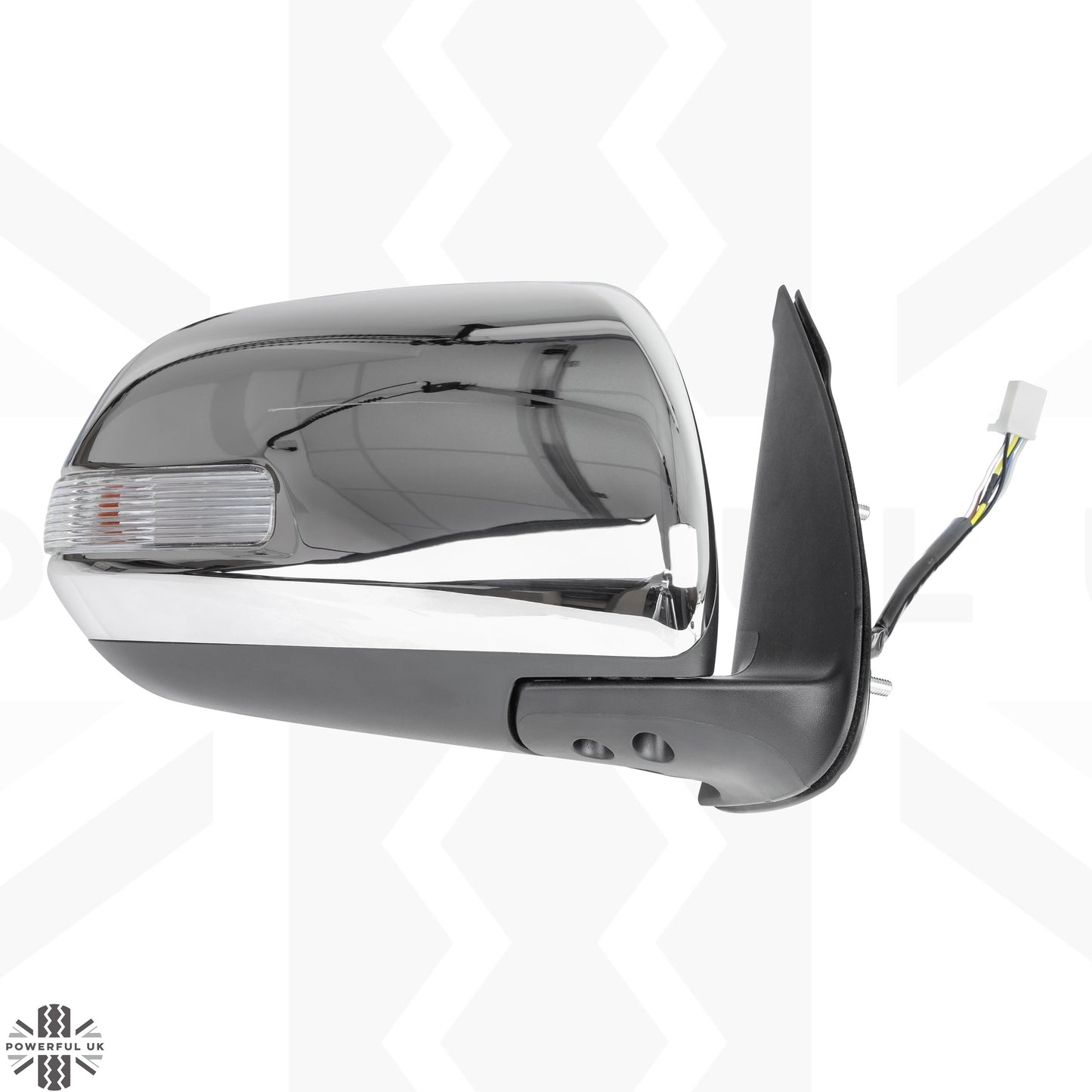 Wing Mirror Assembly - Chrome - RH - for Toyota Hilux Mk7 (2011-15)