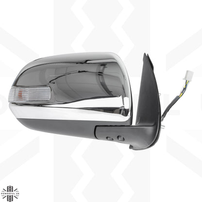 Wing Mirror Assembly - Chrome - RH - for Toyota Hilux Mk7 (2011-15)